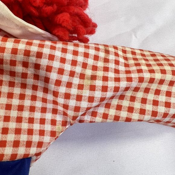 VTG Raggedy Andy Rag Doll 17” Boy Cloth 80s w/Clothes by Johnny Gruelle Applause - Picture 5 of 16
